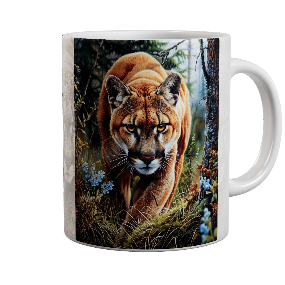 Approaching Mountain Lion Mug