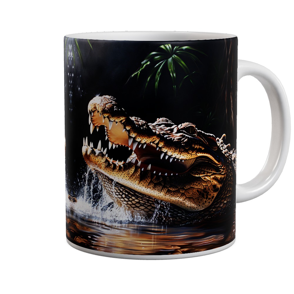 Crocodile In Water Mug