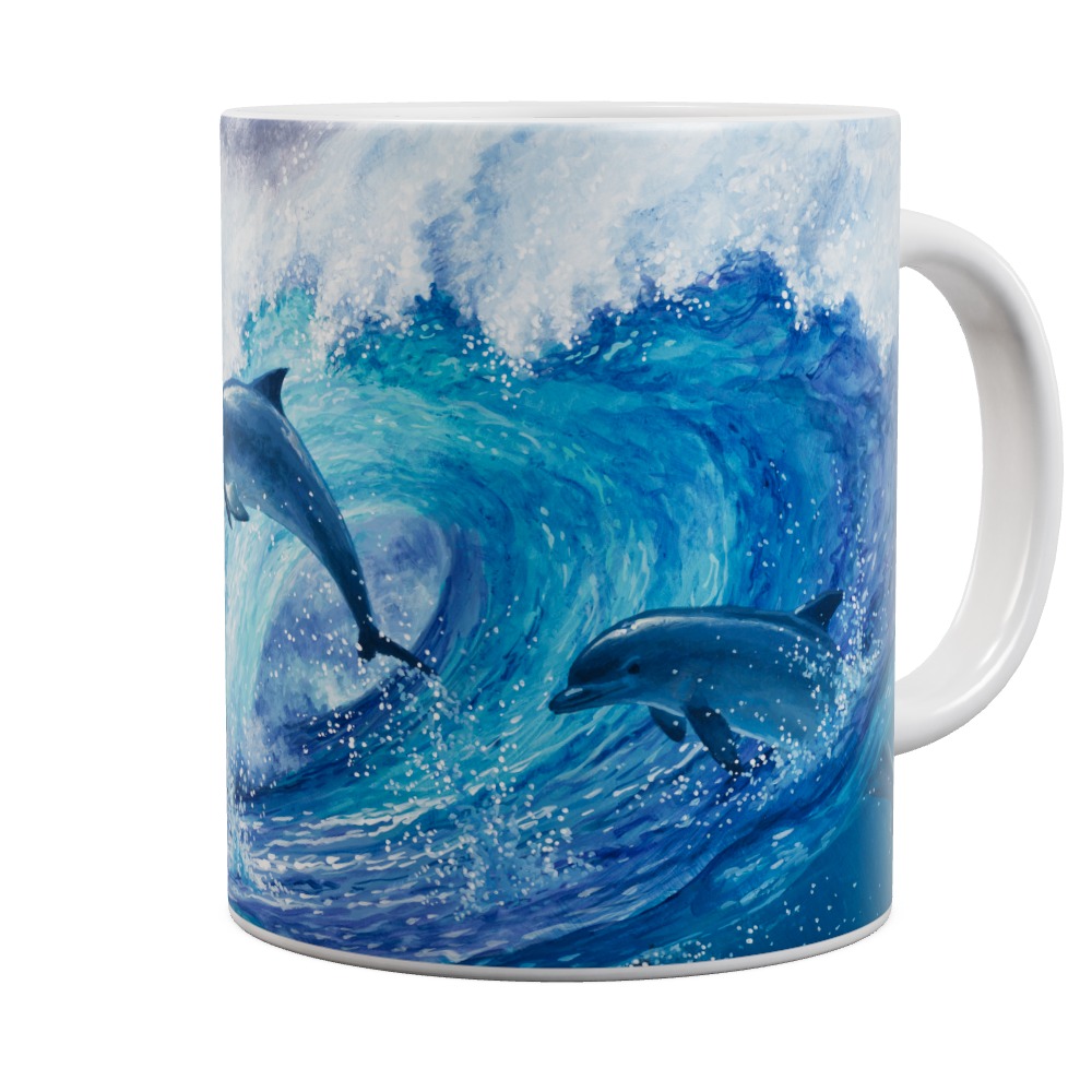 Keep On Swimming - Dolphins Mug