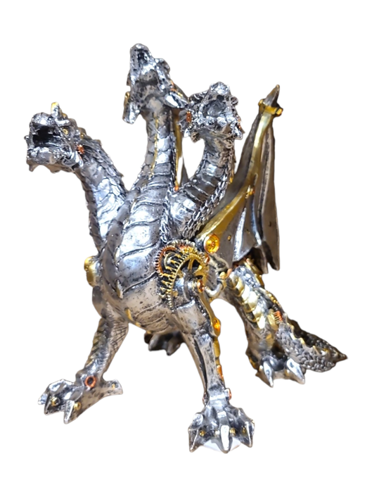 Steampunk 3-headed Dragon - 25*18*23cm