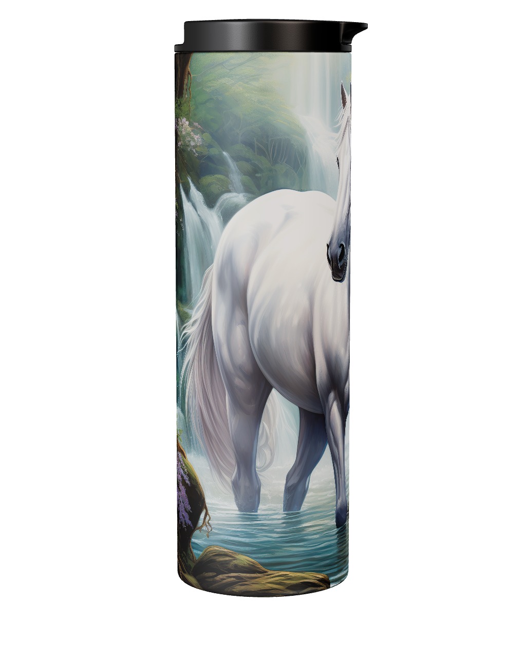 Mystic White Horse Tumbler