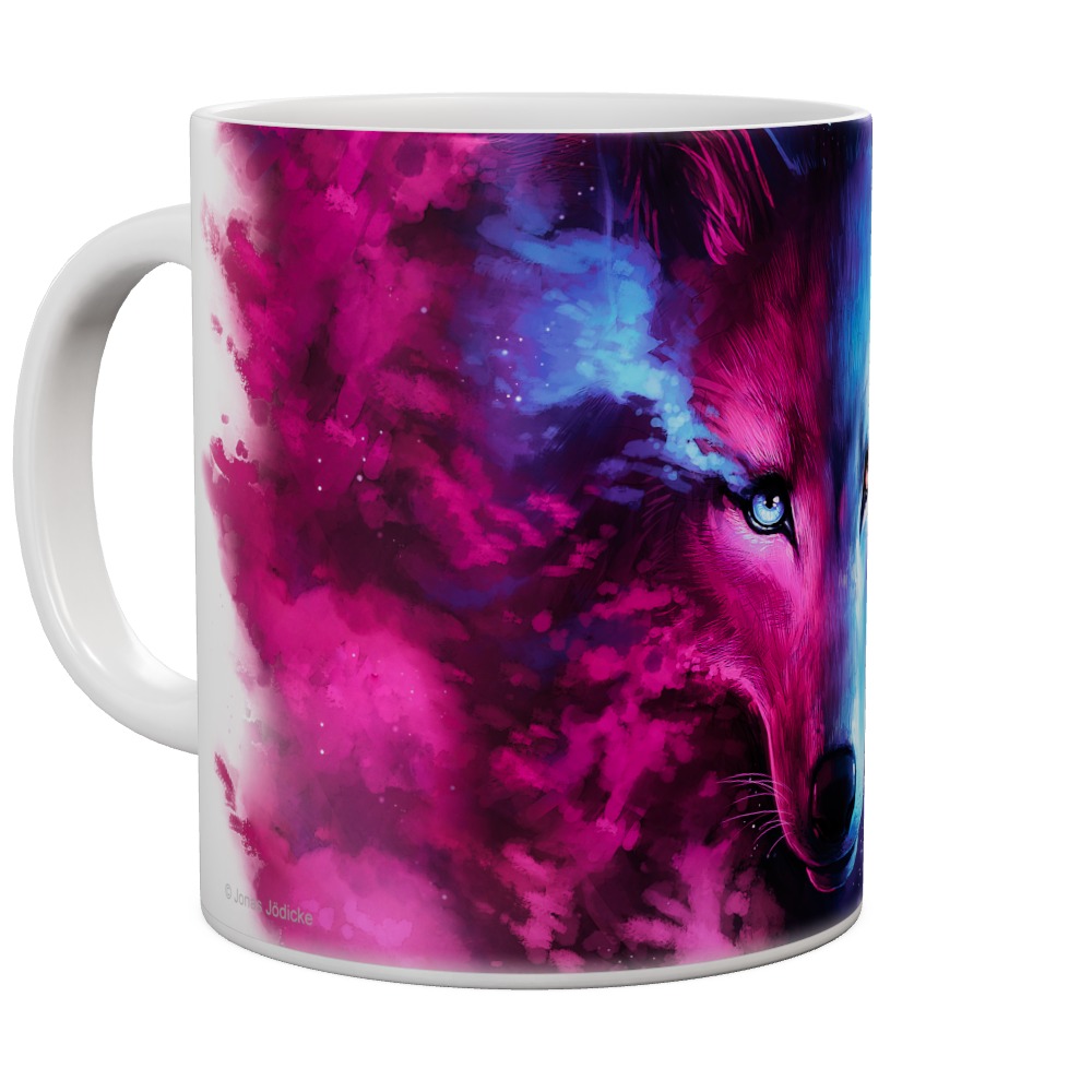 Where Light And Dark Meet - Wolves Mug