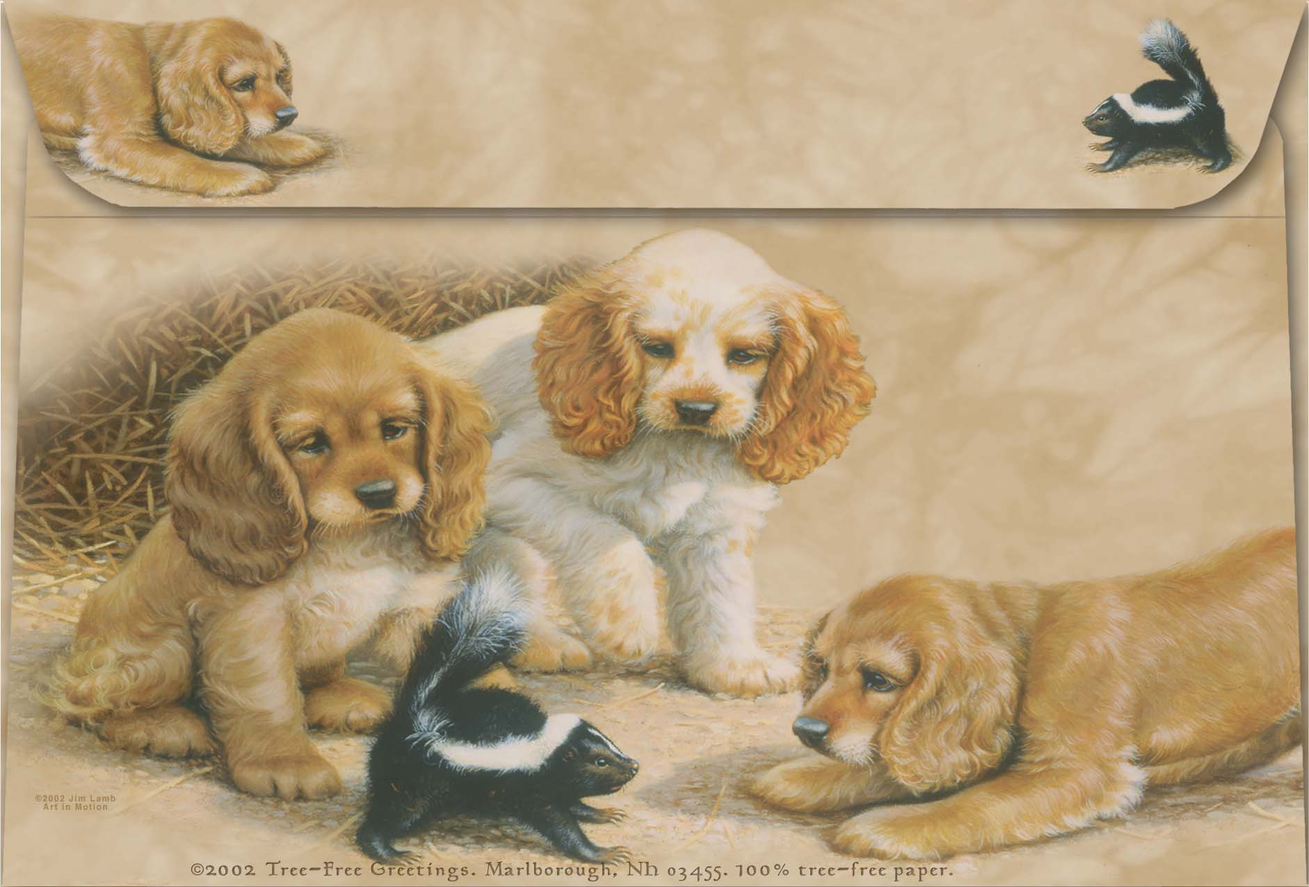 Spaniels - Dog - Photo Frame With Cards