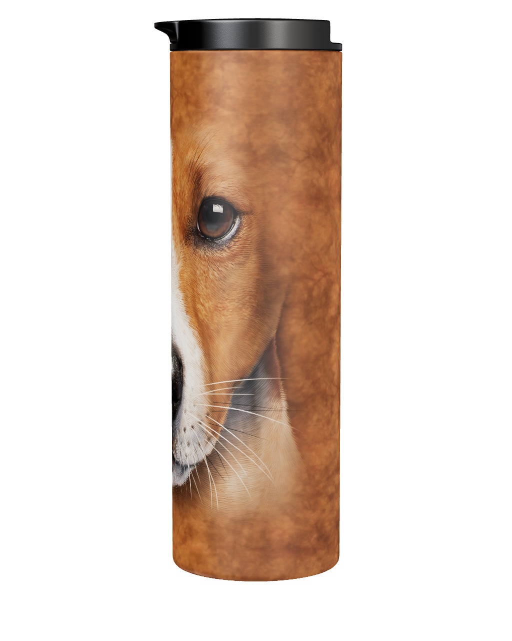 Basenji Big Face Tumbler