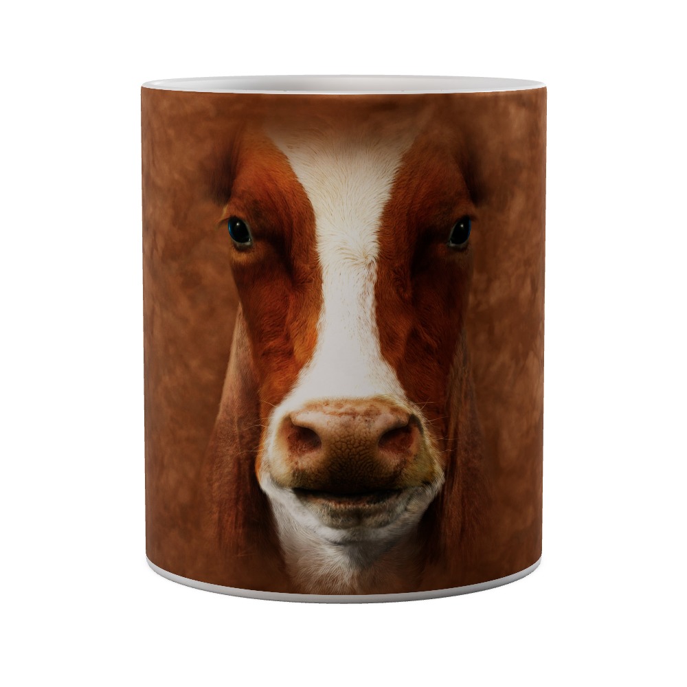 Brown Cow Big Face Mug