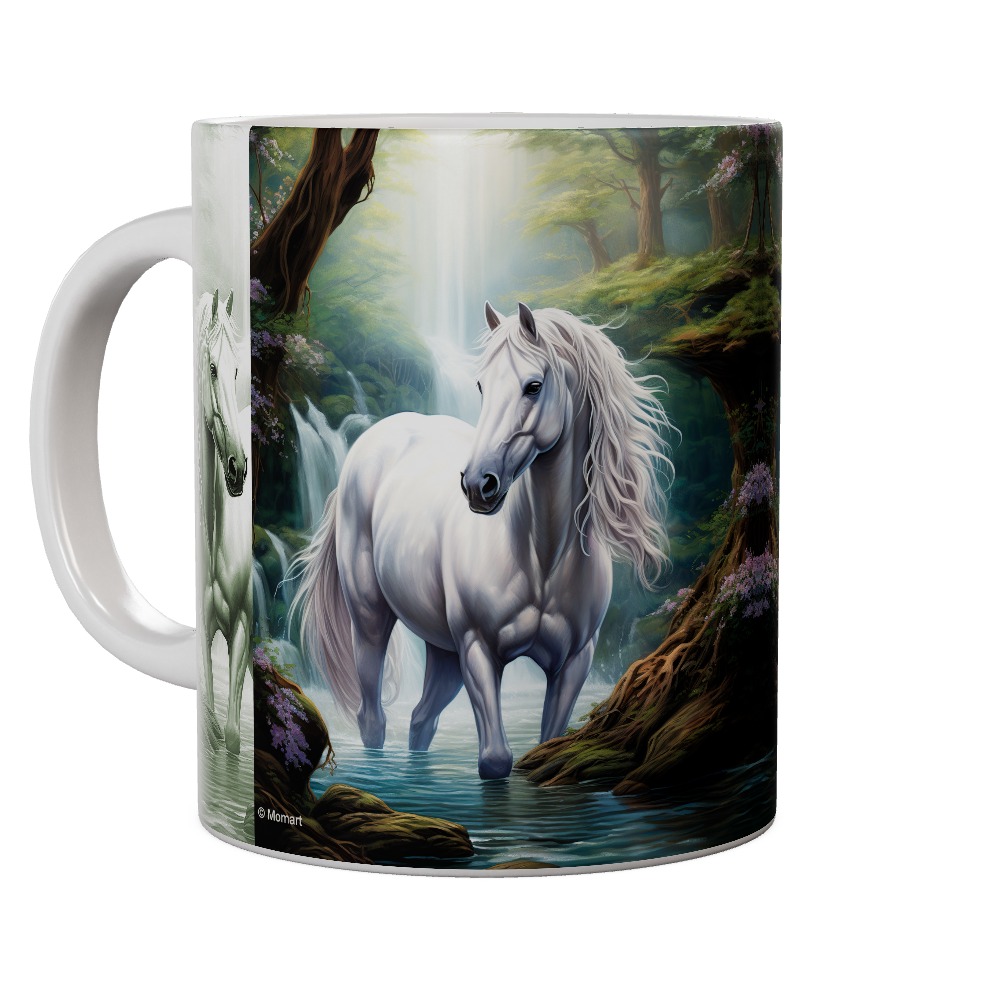 Mystic White Horses Mug