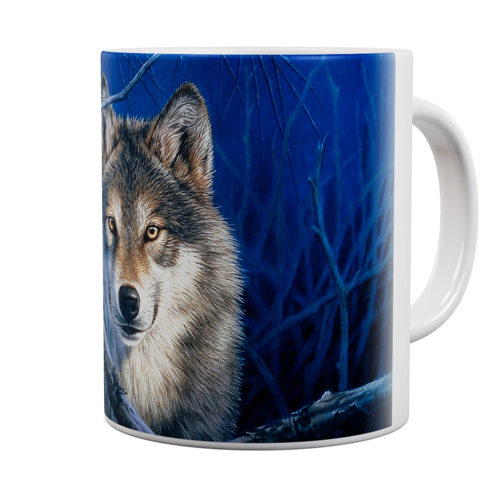 Moon Shine Wolf Mug