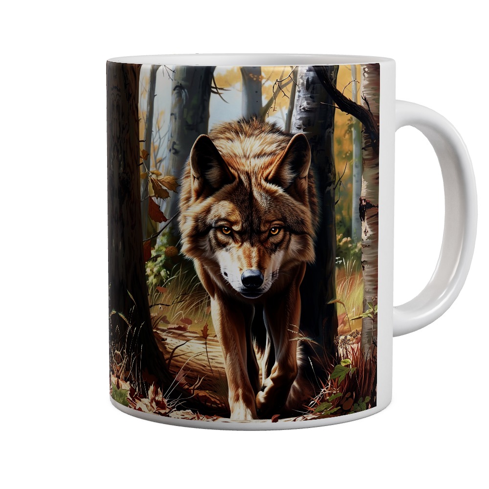 Autumn Approaching - Wolf Mug