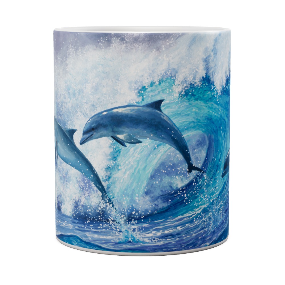 Keep On Swimming - Dolphins Mug