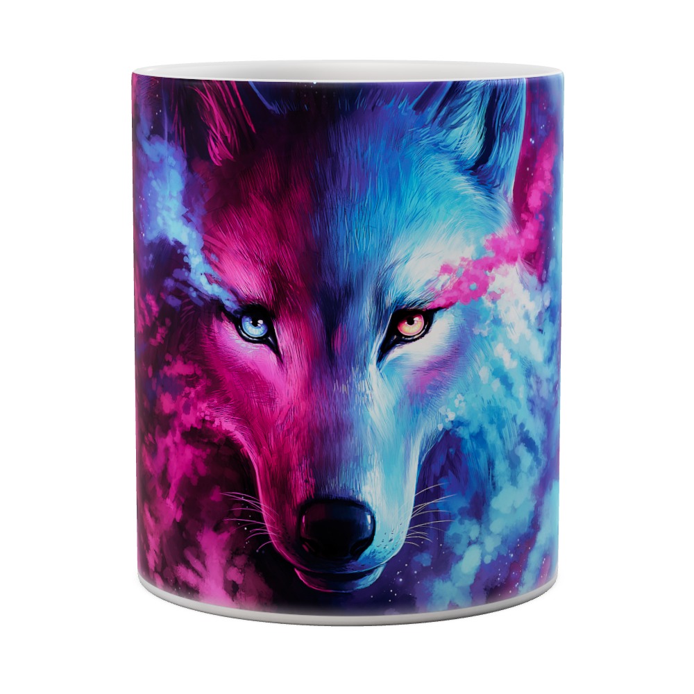 Where Light And Dark Meet - Wolves Mug