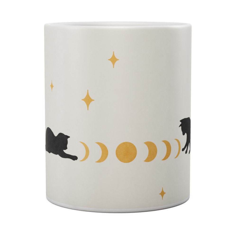 Cat And Moon 3 Mug