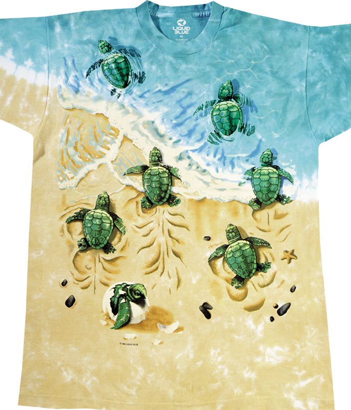 Turtle Beach Aquatic Tie Dye T-shirt