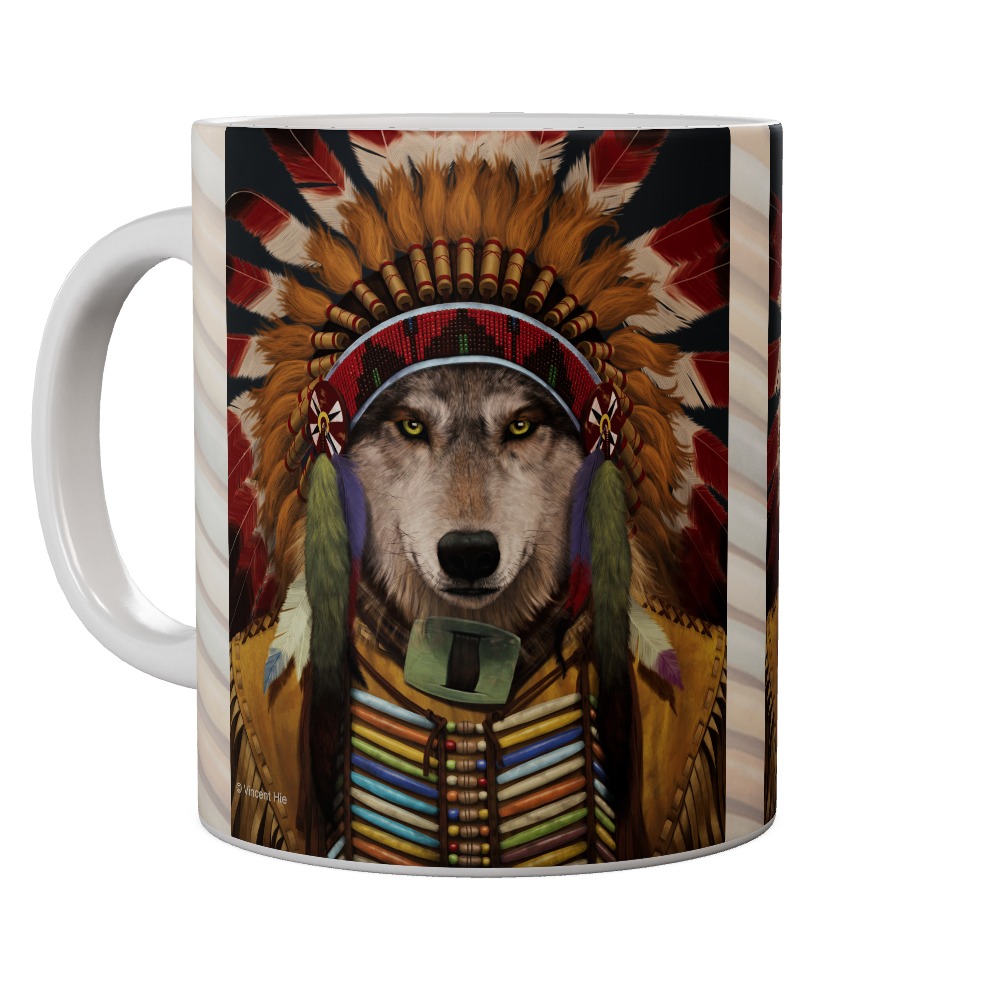 Wolf Spirit Chief Mug