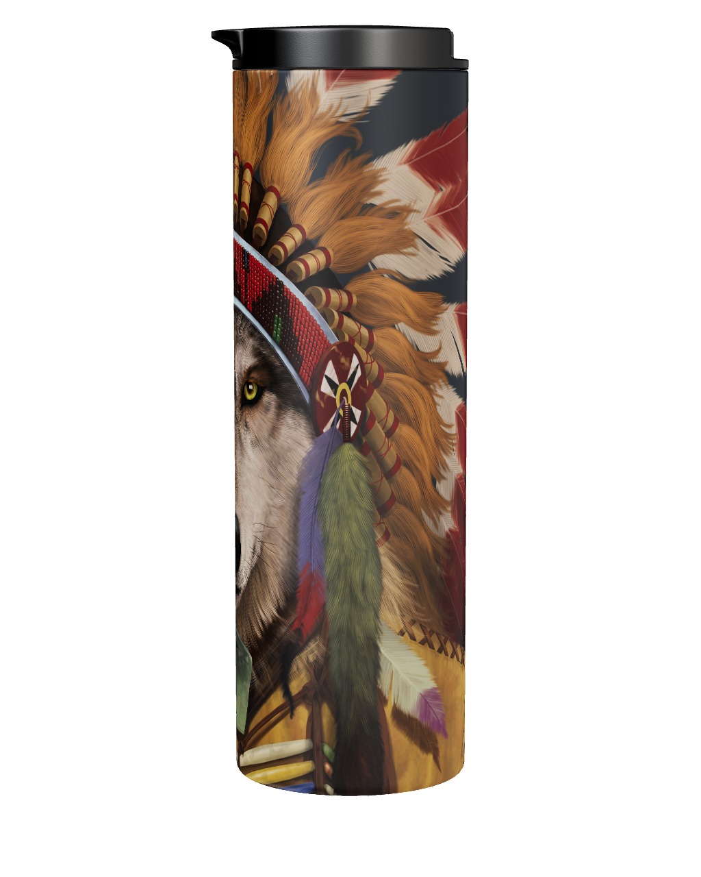 Wolf Spirit Chief Tumbler