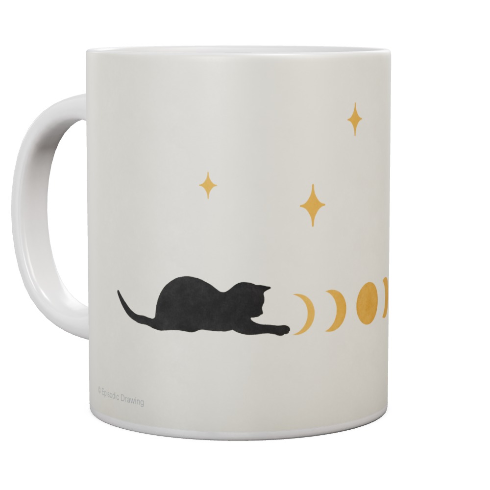 Cat And Moon 3 Mug