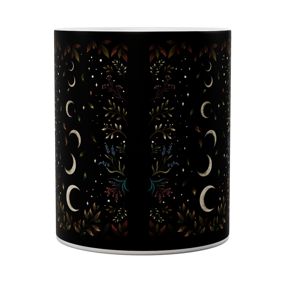 Crescent Moon Garden Mug