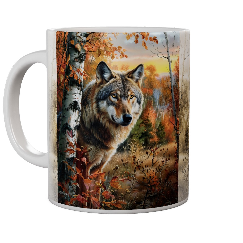 Forest Wolf Portrait Mug