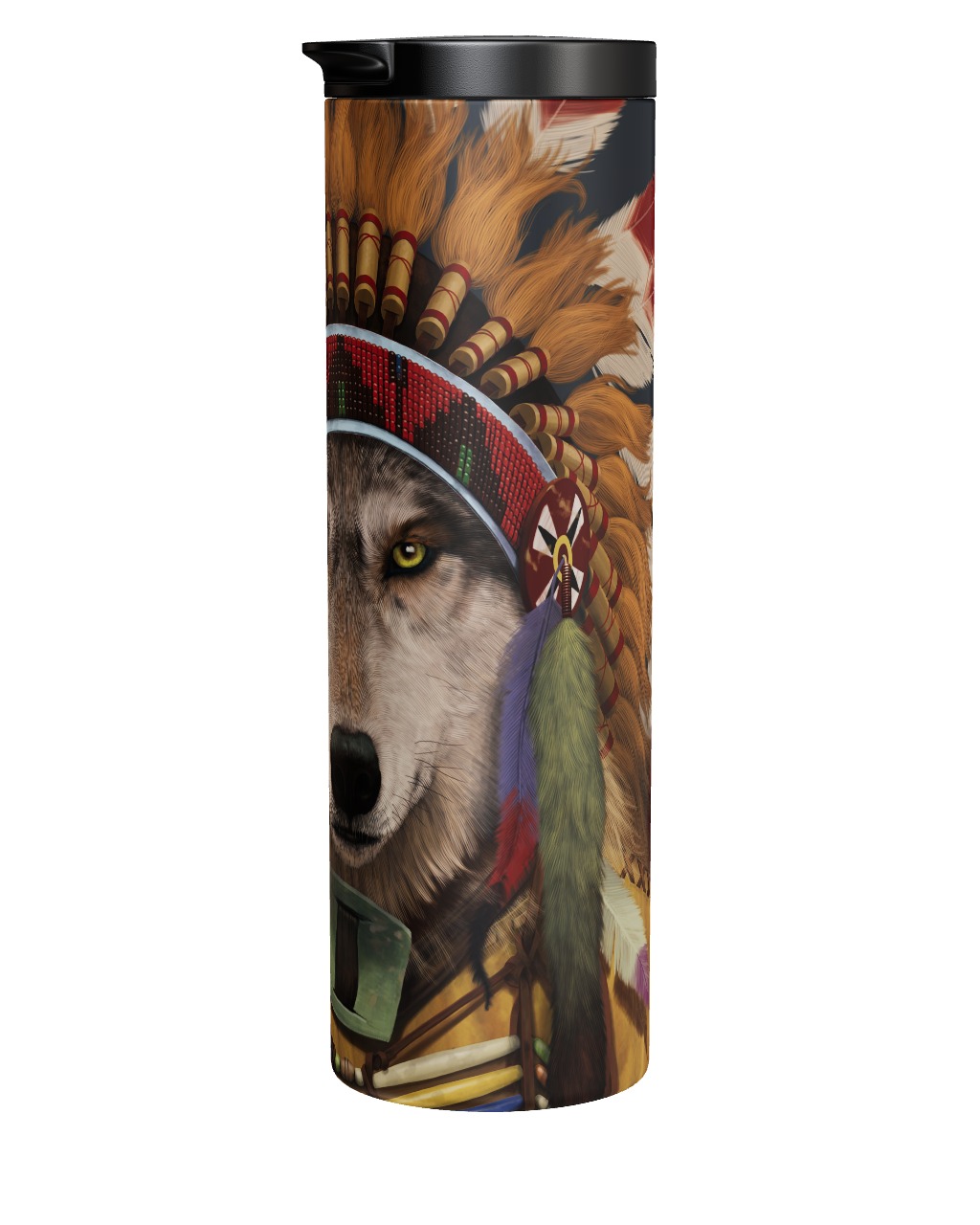 Wolf Spirit Chief Tumbler