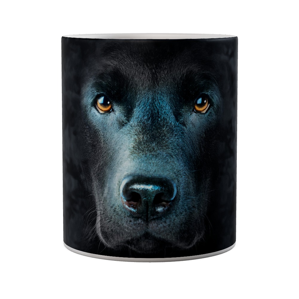 Black Labrador Big Face Mug