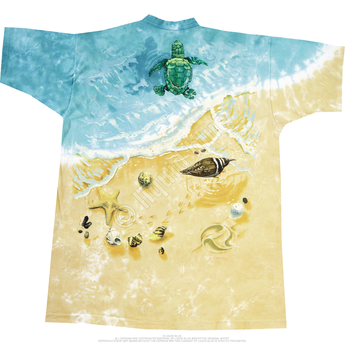 Turtle Beach Aquatic Tie Dye T-shirt