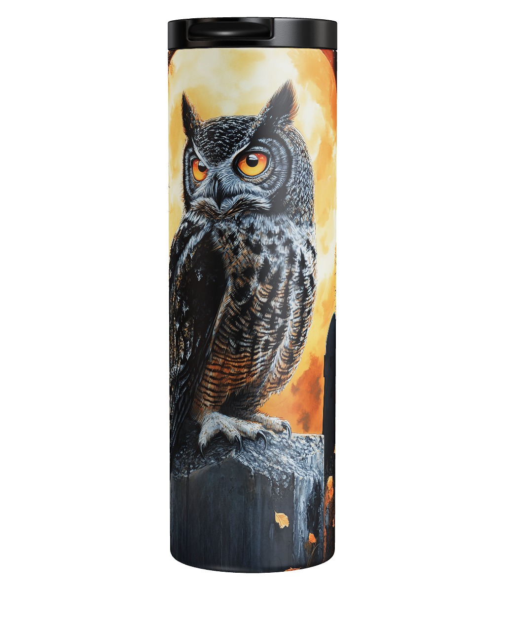 Cemetery Owl Tumbler