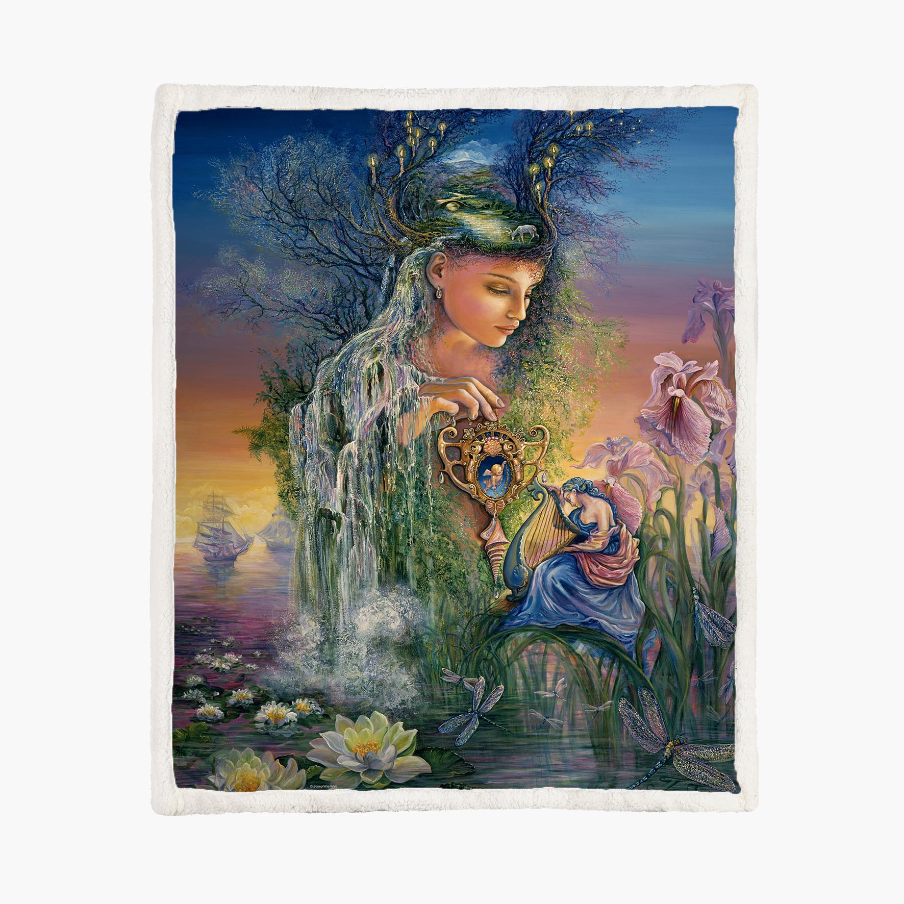 Undine - Size L - 150x200cm - Fleece Blanket