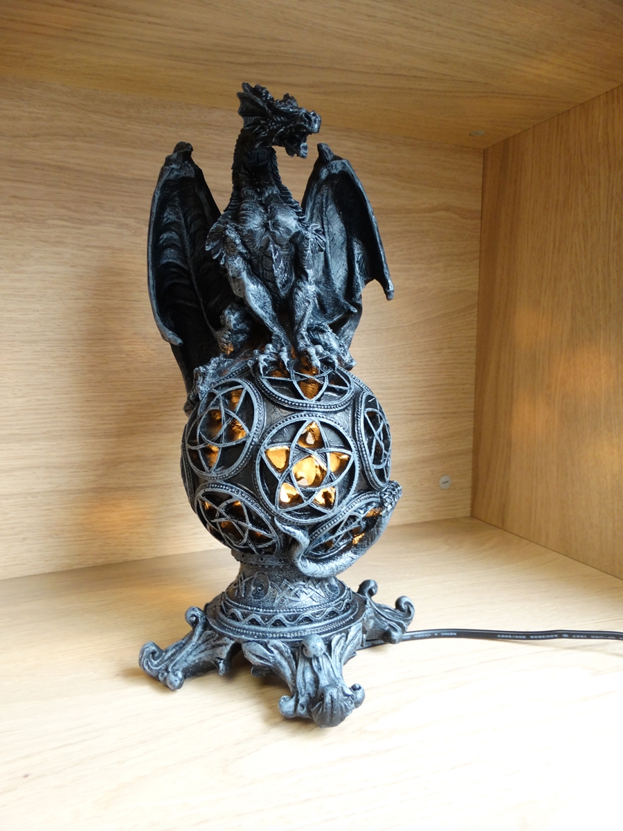 Black Dragon - lamp 16*32cm