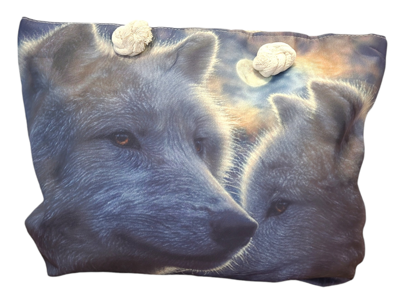 Moonlight Mates - Wolves - Beach Bag