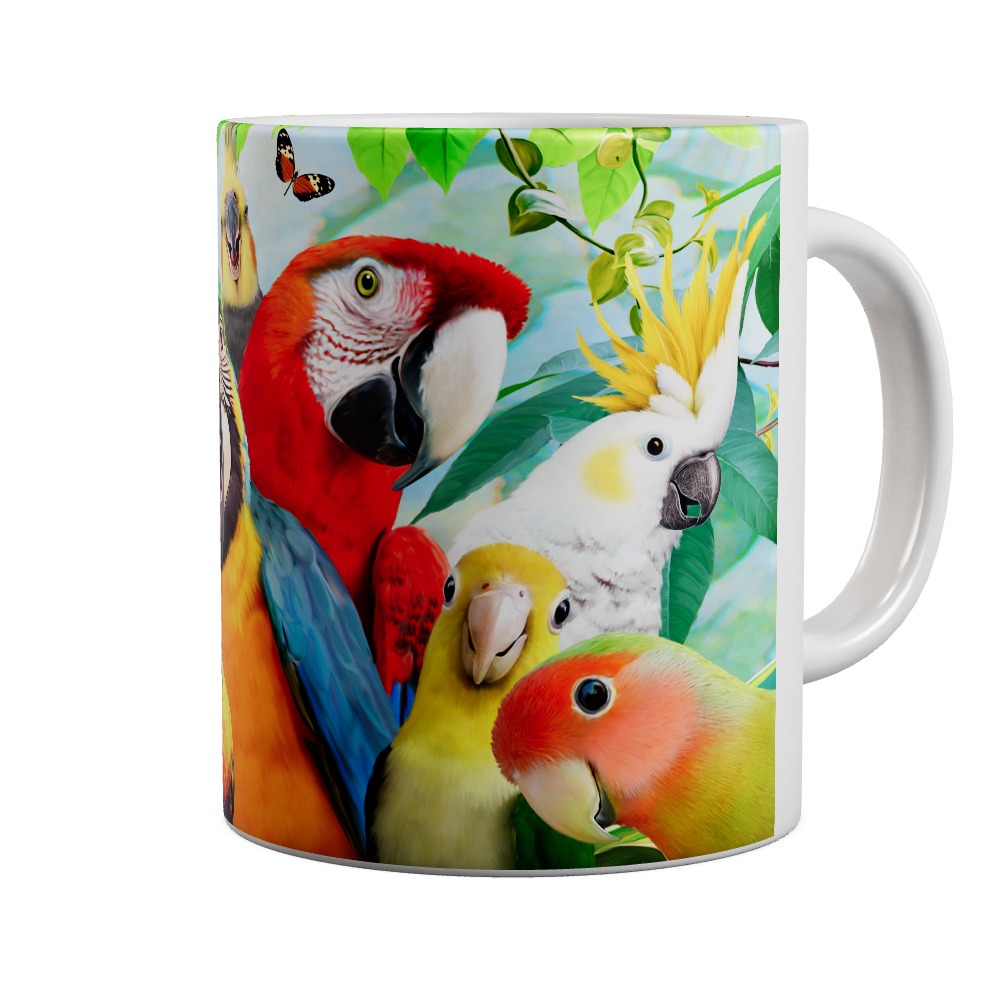 Parrot Selfie Mug