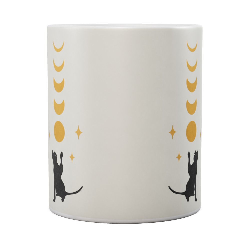 Cat And Moon 2 Mug