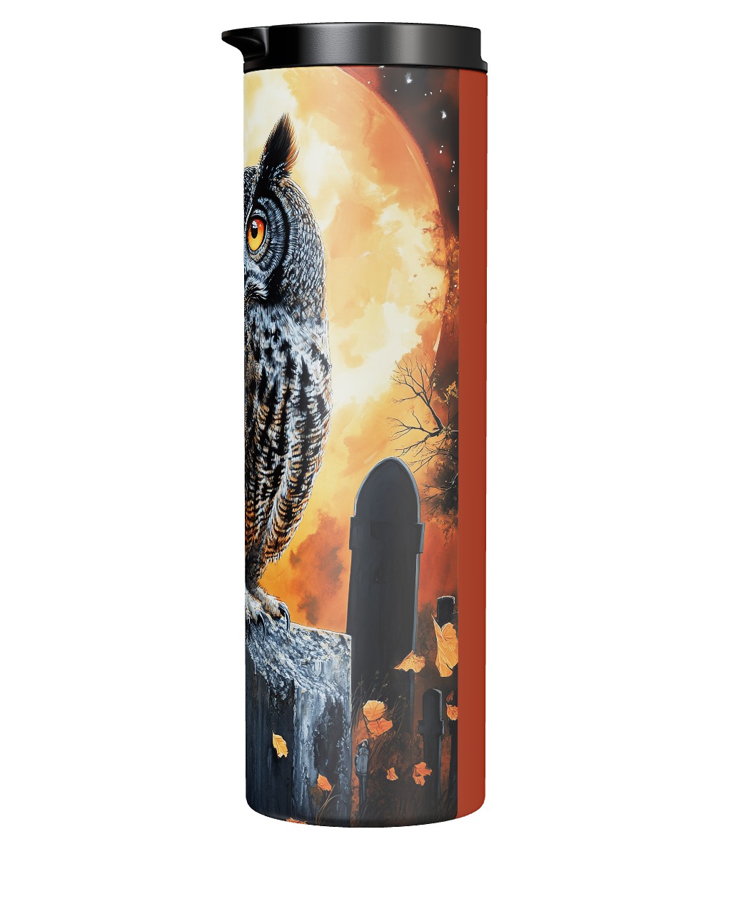 Cemetery Owl Tumbler