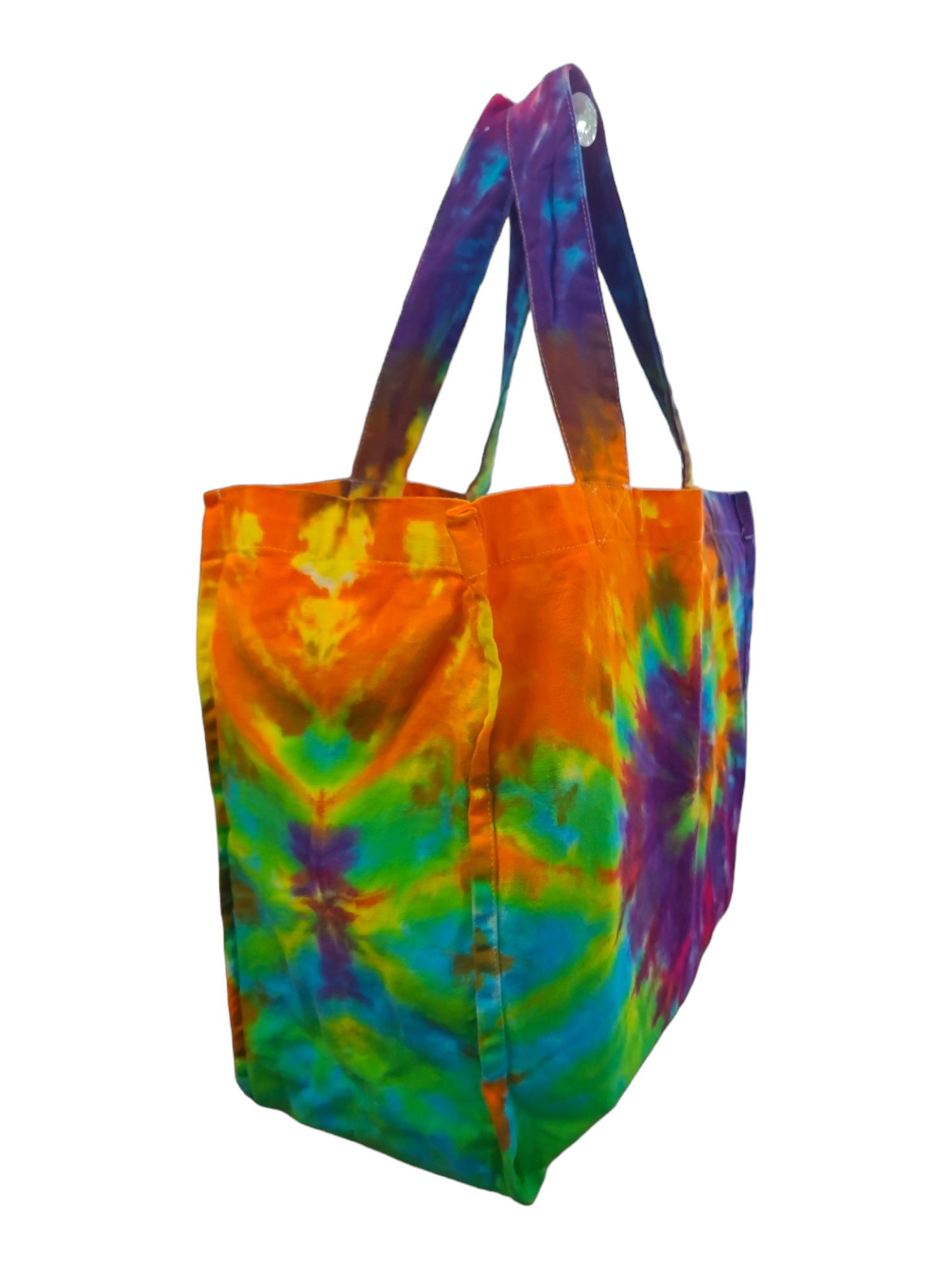 Tie Dye Tote Bag Swirl Rainbow