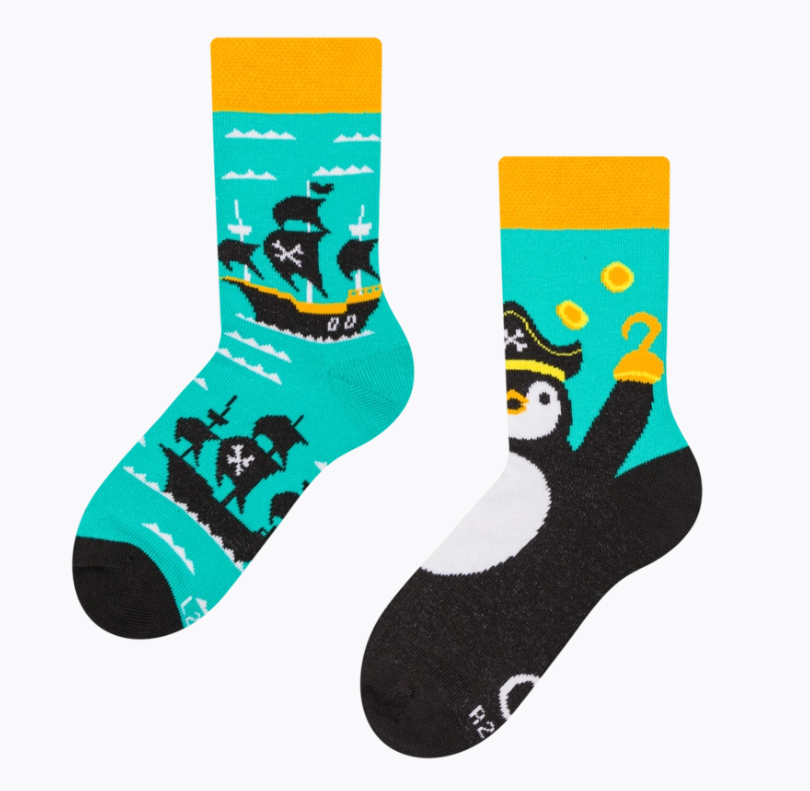 Regular KIDS Socks Pirate Boat