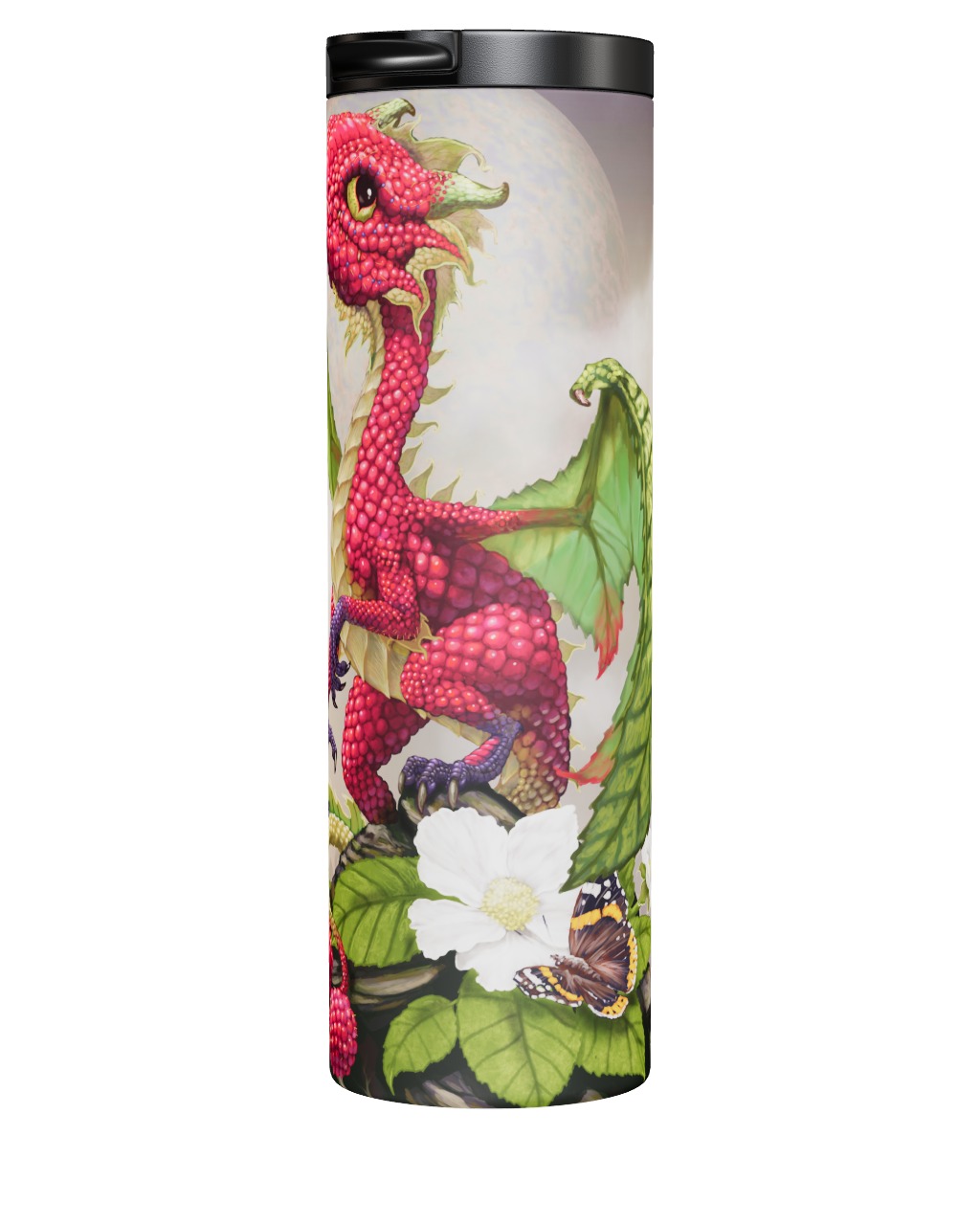 Raspberry Dragon Tumbler