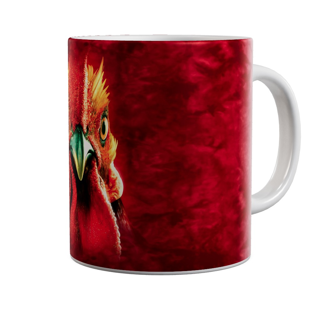 Rooster Big Face Mug