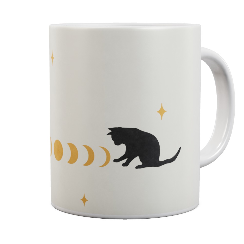 Cat And Moon 3 Mug