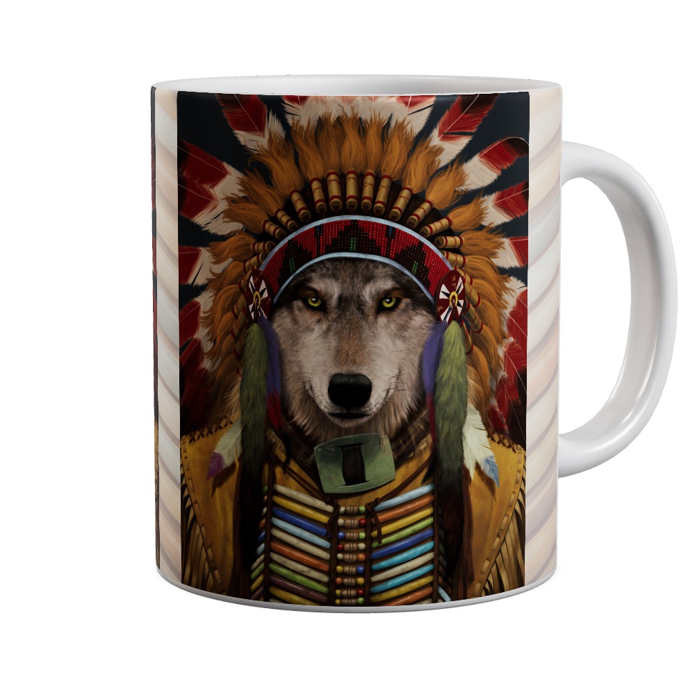 Wolf Spirit Chief Mug