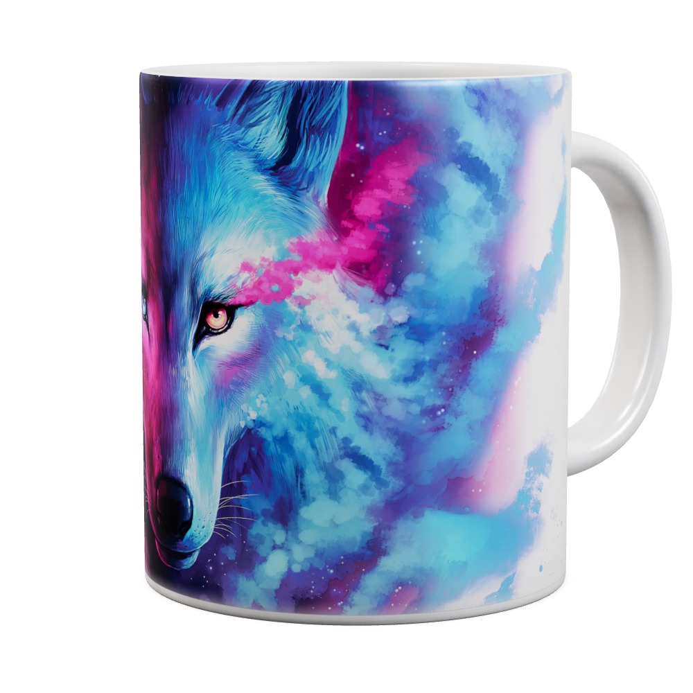 Where Light And Dark Meet - Wolves Mug