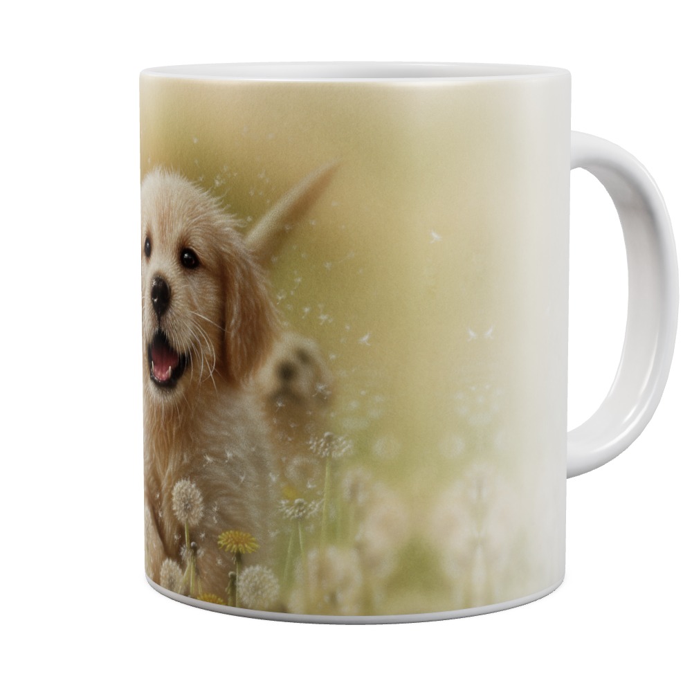 Dandelions - Golden Pup Mug