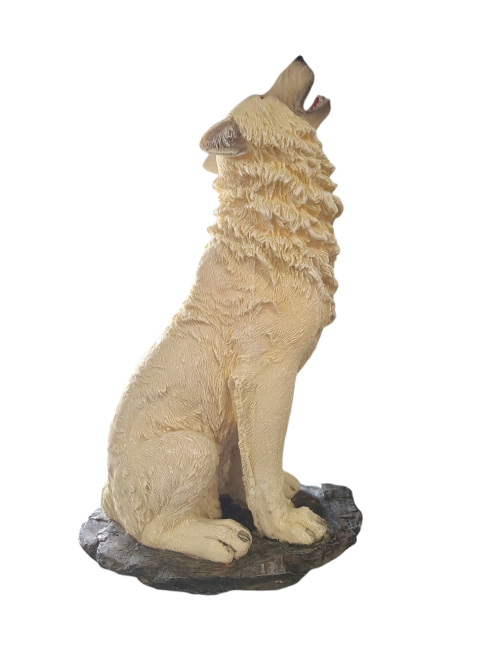 White Wolf Howling - 25*8*42cm