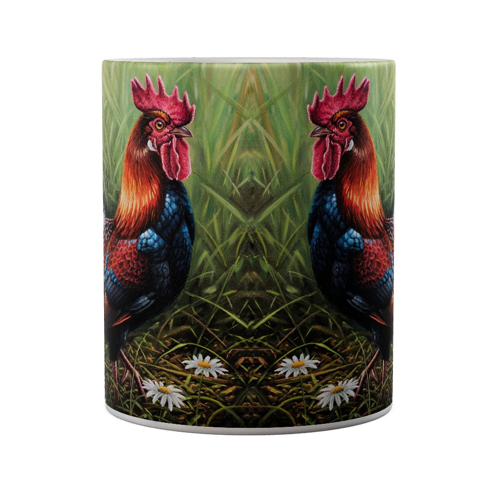 Rhode Island Red Rooster Mug