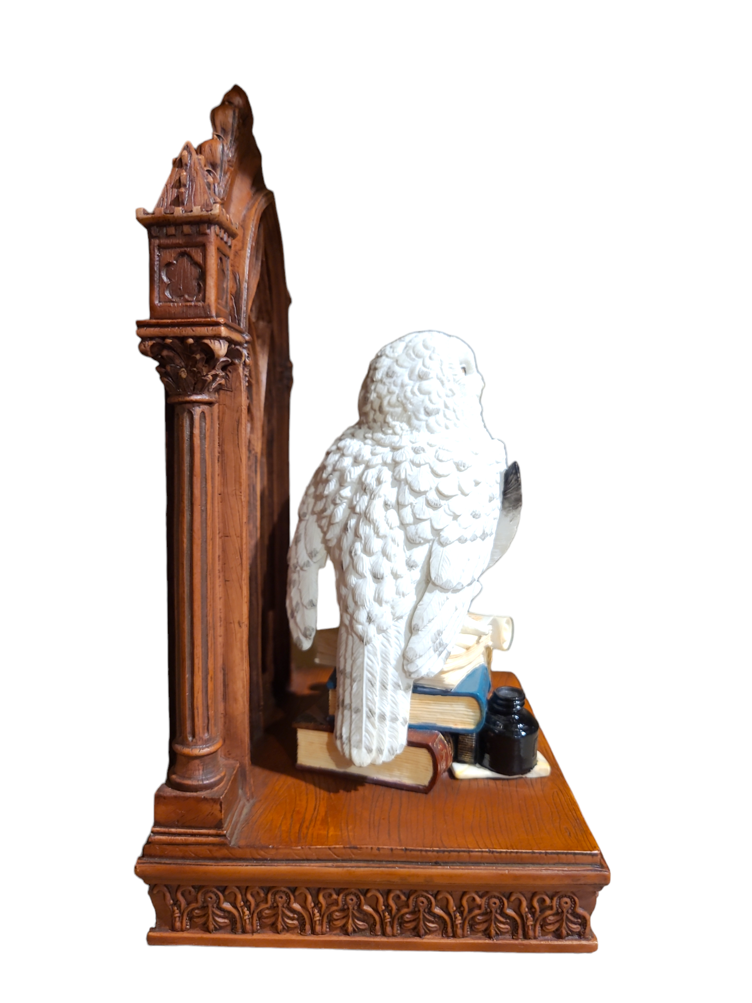 Grand Snowy Owl Of Wisdom - 15*12*25cm