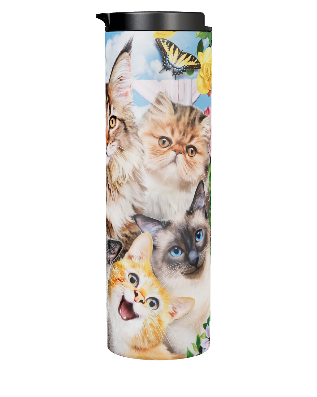 Feline Friends Selfie Tumbler