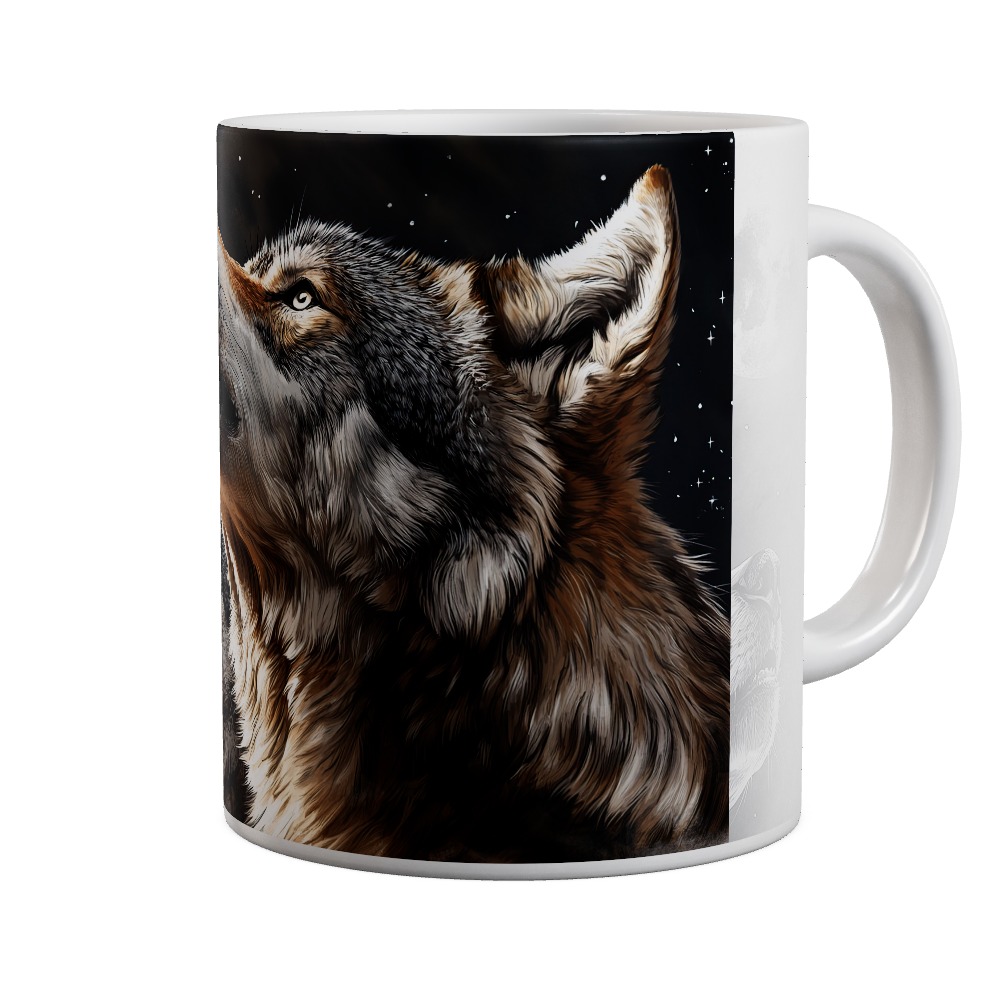 Howling At The Moon - Wolves Mug