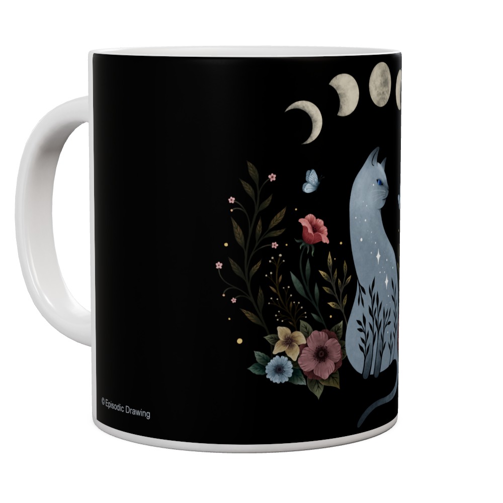 Cat On The Hill Mug