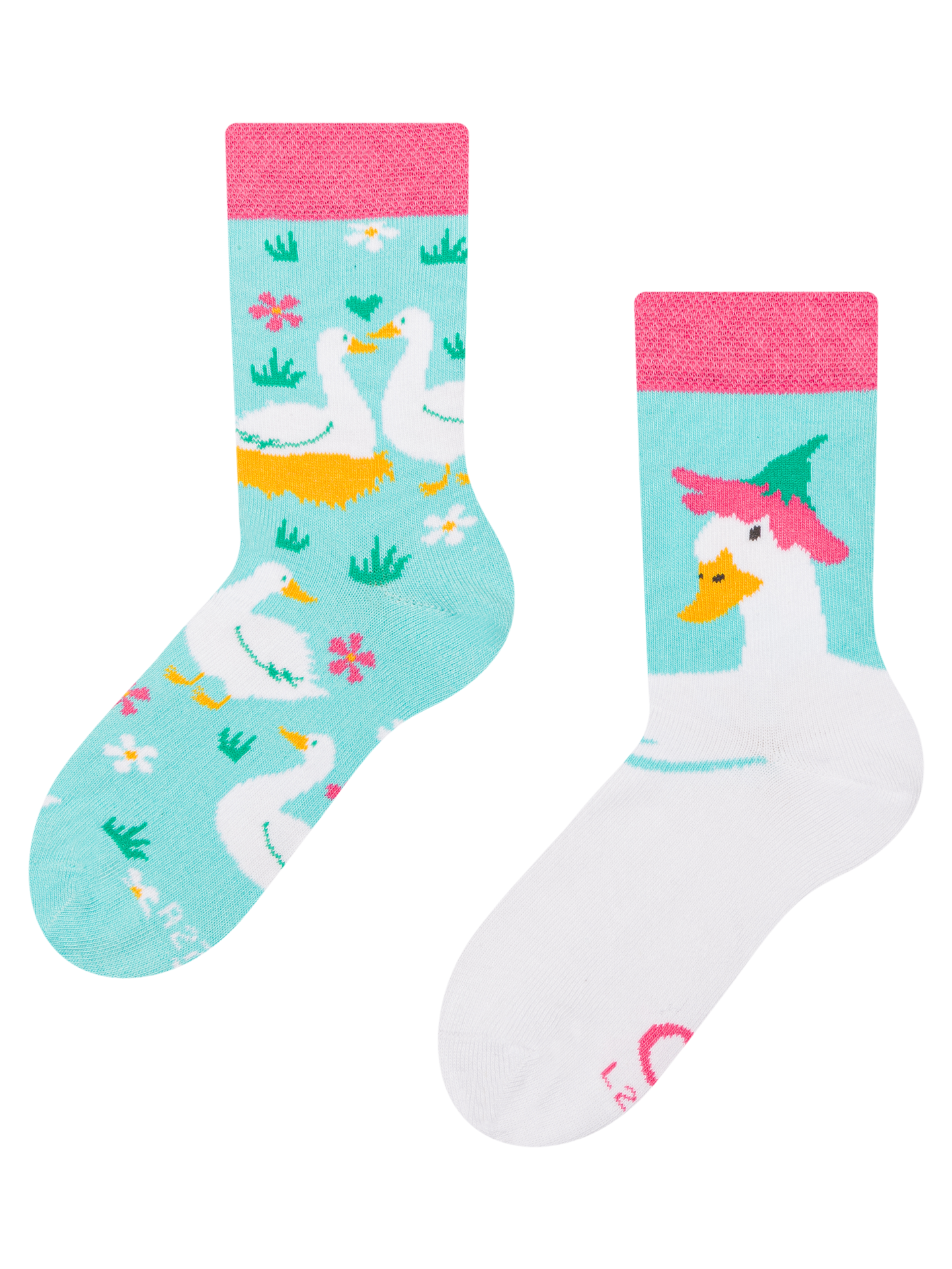 Regular KIDS Socks Goose & Flowers