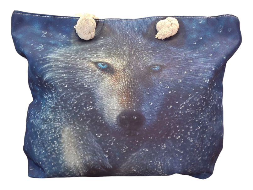 Wolf Splash - Beach Bag