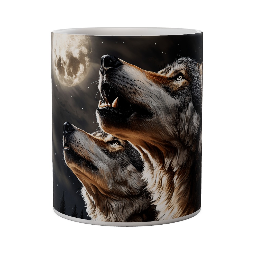 Howling At The Moon - Wolves Mug