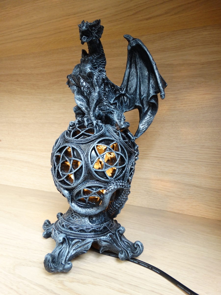 Black Dragon - lamp 16*32cm