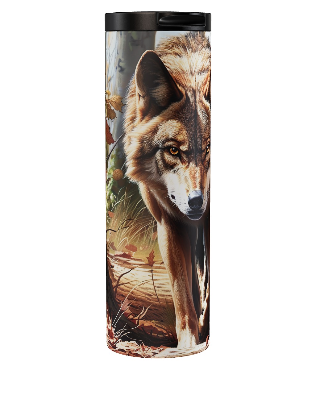 Autumn Approaching - Wolf Tumbler